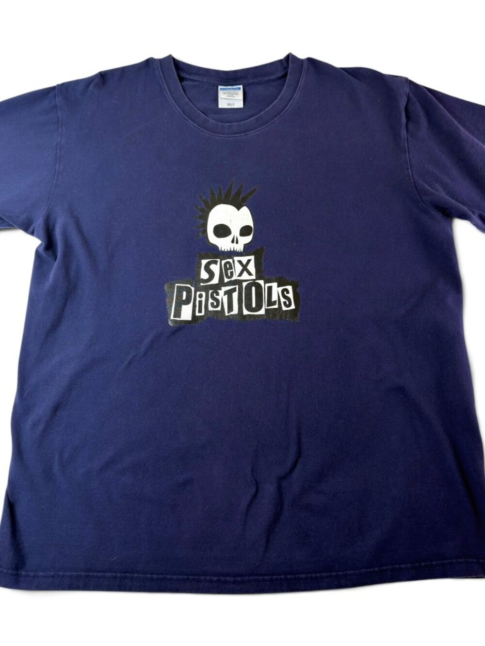 sex pistols punk rock t shirt 2xl y2k aesthetic skull graphic heavyweight tee - Picture 2 of 7
